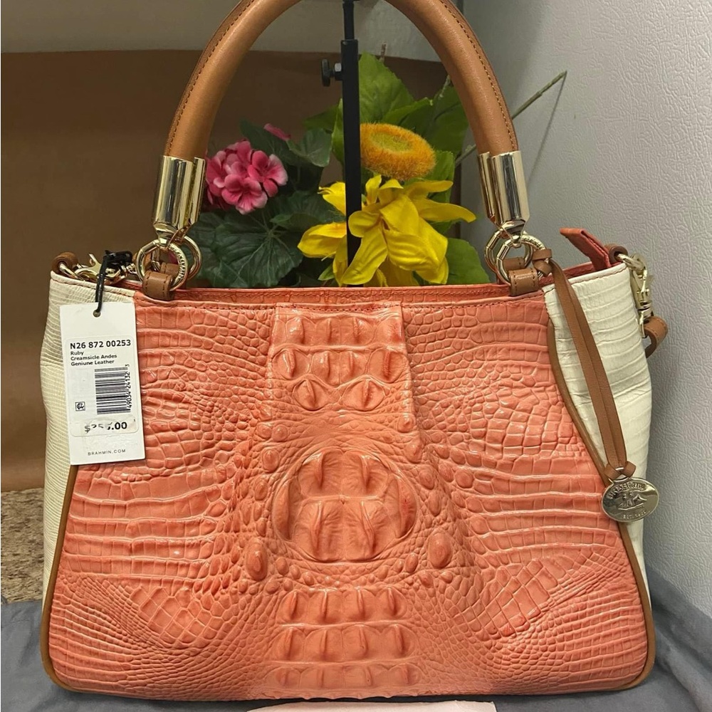 Brahmin Ruby Creamsicle Andes